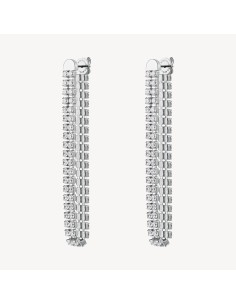 Orecchini pendenti BROSWAY Desideri in acciaio 304 e cristalli BEIE...