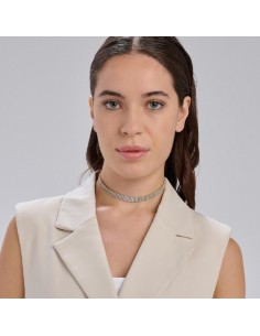 Collana choker BROSWAY Desideri in acciaio 304 dorato e cristalli B... 2