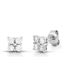 Acquista Orecchini in oro bianco 18Kt con diamanti naturali C-ORVEG...