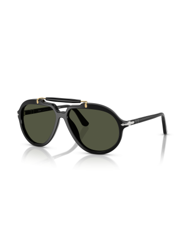 Occhiali da sole PERSOL Senna Series PO0202S Black Green 95/31 57 P...