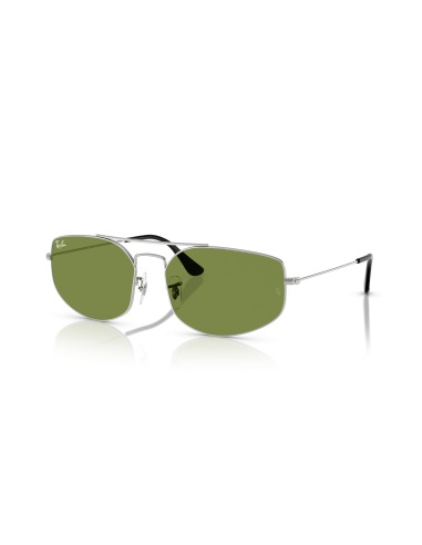 Occhiali sole RAY-BAN Explorer 5 RB3845 003/4E 60 Silver Green only...
