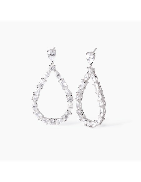 Orecchini pendenti a goccia MABINA Luxury 563813 in argento 925 e c...