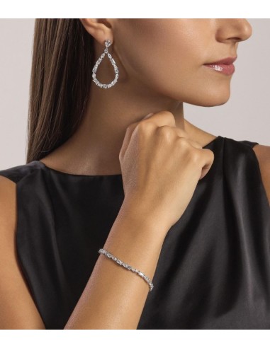 Orecchini pendenti a goccia MABINA Luxury 563813 in argento 925 e c...