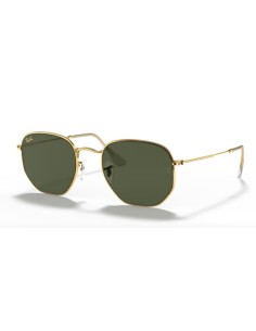 Occhiali sole RAY-BAN Hexagonal RB3548 919631 54 Legend Gold G-15 G...