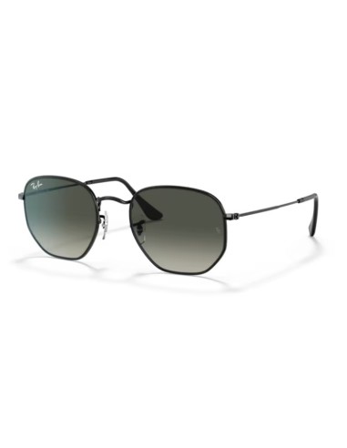 Occhiali sole RAY-BAN Hexagonal RB3548 002/71 51 Black Grey Gradien...