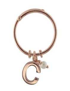 SALDI Anello Rue des Mille Scrivi il Tuo Nome AN-LETPE C Lettera C ...