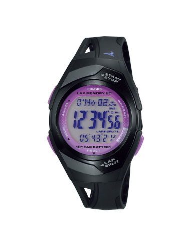 Orologio CASIO serie STR300 Runner STR-300-1CEG Black Fuchsia only ...