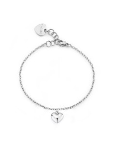 Bracciale S'AGAPO Luce in acciaio 316L SCE43 con centrale a forma d...