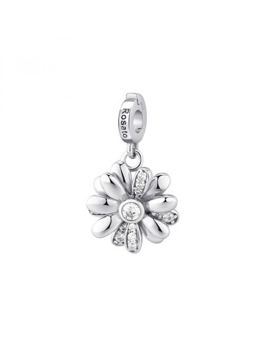 Charm ROSATO Storie in argento 925 RZ052R con cristalli MARGHERITA/...