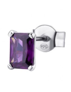 Mono Orecchino ROSATO Allegra in argento 925 RZAL013 con cristallo ...