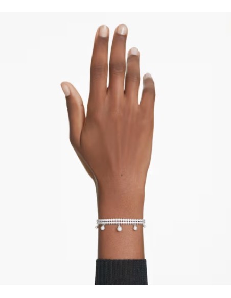 SWAROVSKI CAPSULE ARIANA GRANDE:BRACCIALE PRL WHI/RHS M  a solo 159...