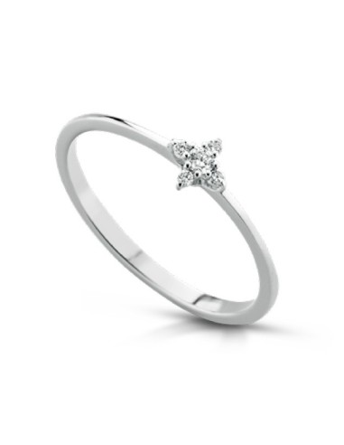 Anello in oro bianco 18Kt con diamanti naturali F-ANTIP/2 only 247,...