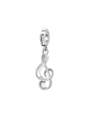 Charm ROSATO Storie in argento 925 RZ237R Chiave di Violino  a solo...
