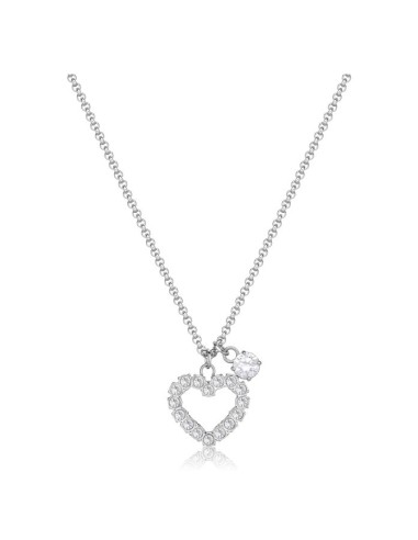 Collana S'AGAPO Twinkle SWN01 in acciaio 316L con pendente cuore e ...