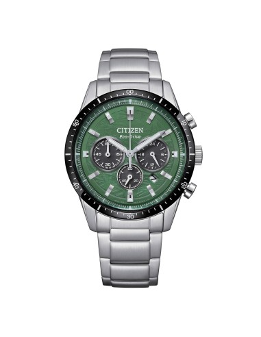 Orologio CITIZEN T9 Crono CA4624-56X Green con cinturino in acciaio...