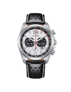 Orologio CITIZEN Racing Crono CA4640-09A White con cinturino in pel...
