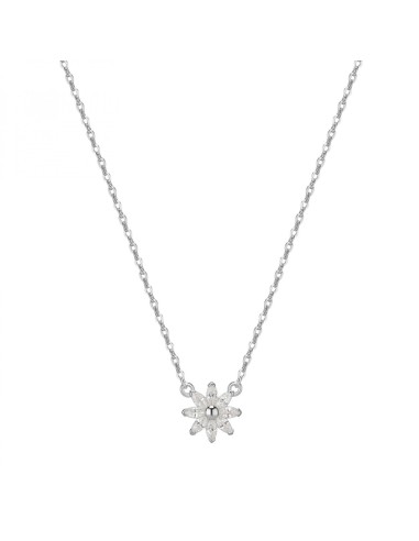 Collana ROSATO Gaia in argento 925 RZGA62 con fiore  a solo 62,90 €...
