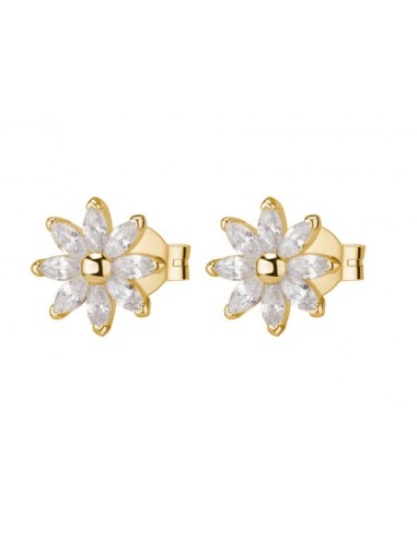 Orecchini ROSATO Gaia in argento 925 dorato RZGA74 con fiori  a sol...