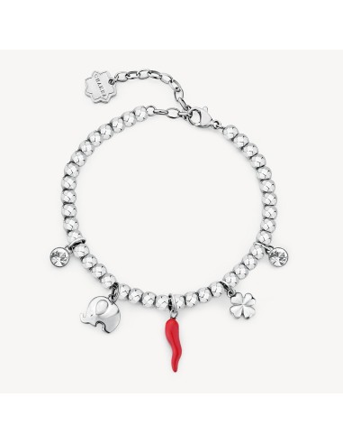 Bracciale BROSWAY Chakra in acciaio 316L BHKB245 Cornetto only 39,0...