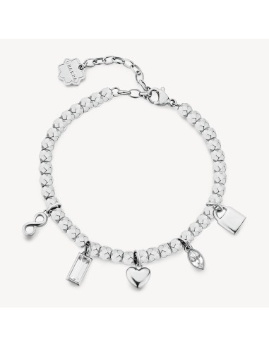 Bracciale BROSWAY Chakra in acciaio 316L BHKB249 Cuore only 39,00 €...