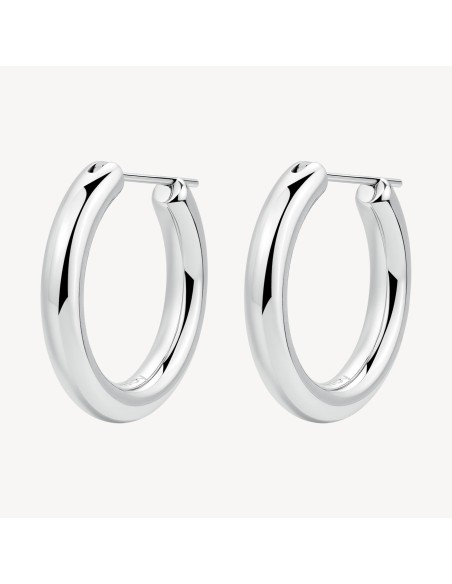 Orecchini a cerchio grandi BROSWAY Aura in acciaio 316L BAU24  a so...