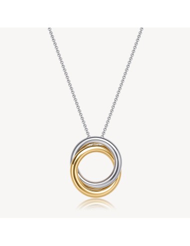 Collana BROSWAY Aura in acciaio 316L con finitura pvd oro 14K BAU01...