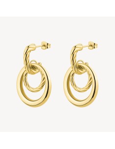 Orecchini pendenti BROSWAY Amy in acciaio 316L pvd oro 14K BAY29 on...