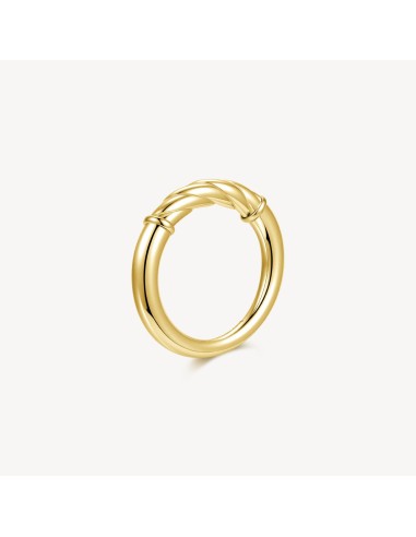 Anello BROSWAY Amy in acciaio 316L pvd oro 14K BAY34B  Misura 14 o...