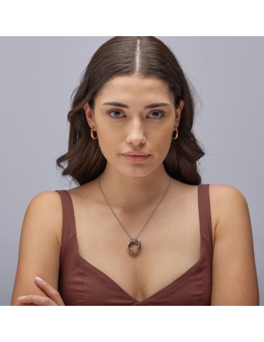 Orecchini a cerchio piccoli BROSWAY Aura in acciaio 316L dorato BAU...