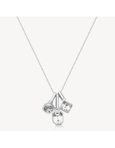Collana BROSWAY Symphonia in acciaio 316L BYM189 con cristalli pend...