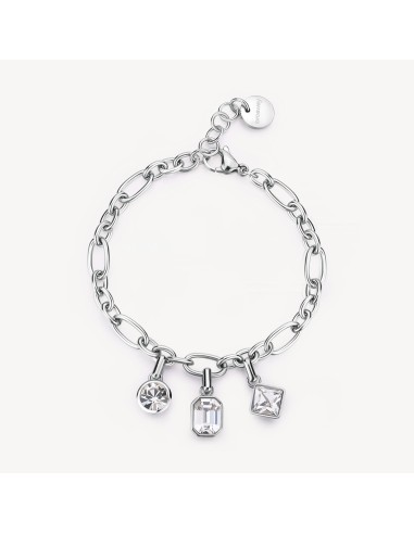 Bracciale BROSWAY Symphonia in acciaio 316L BYM191 con cristalli pe...