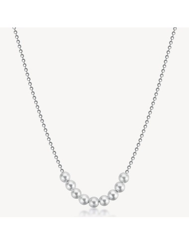 Collana BROSWAY FANCY in argento 925 con perle centrali FIW136 only...