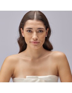 Orecchini a lobo BROSWAY FANCY in argento 925 e perla FIW143  a sol... 2