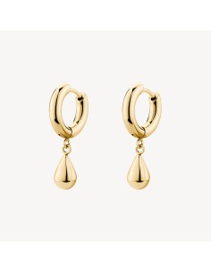 Orecchini a cerchietto BROSWAY Perfect BPC45 in acciaio 316L dorato...