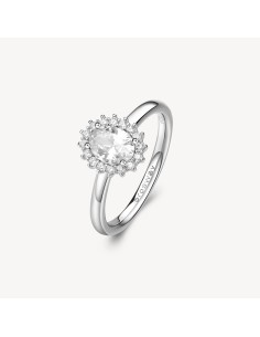 Anello Kate BROSWAY FANCY in argento rodiato 925 e cubic zirconia b...