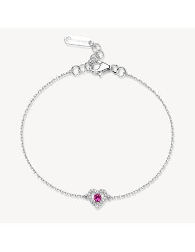 Bracciale BROSWAY FANCY in argento 925 centrale a forma di Cuore e ...