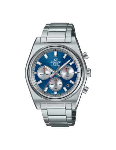 Orologio CASIO Edifice Cronografo EFB-730D-2AVUEF Silver Azure in O...