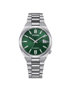 Orologio CITIZEN Tsuyosa 37mm NJ0200-50X Green con cinturino in acc...