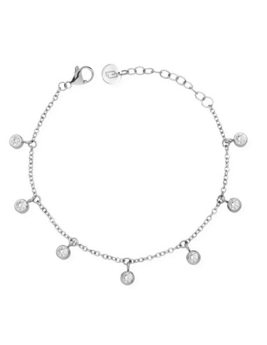 Bracciale LIU-JO LJ2925 in acciaio con cristalli pendenti  a solo 2...