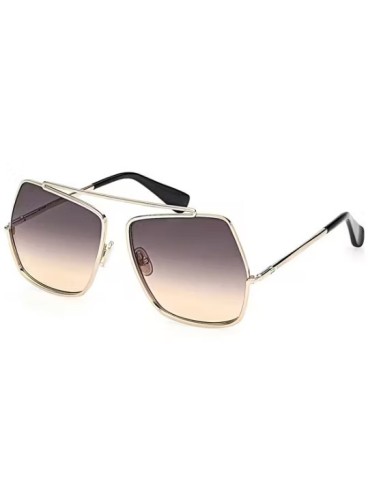 Occhiali da sole MAXMARA MM0102/S 32B Shiny Pale Gold 58 Prezzo 132...