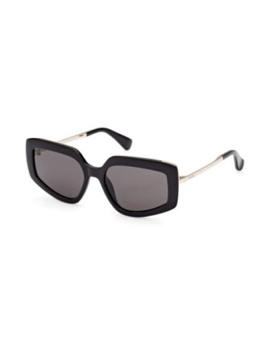 Occhiali da sole MAXMARA MM0069/S 01A Gloss Black/Pale Gold 55 Prez...