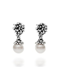 Orecchini GIOVANNI RASPINI Drops 11101 in argento 925 e perle  a so...