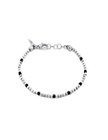 Bracciale Uomo GIOVANNI RASPINI Dadini e Onice 11648 in argento 925 e onice
