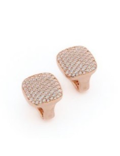 Orecchini MADI Madreperla Laguna in argento 925 placcato oro rosa con cristalli F_3919600