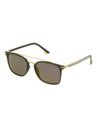 SALDI Occhiali da sole POLICE SPL583 DROP 3 736G 54 Green Gold Polarized