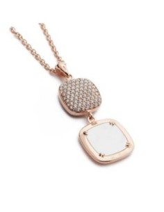 Collana pendente MADI Madreperla in argento 925 placcato oro rosa con madreperla F_3915200