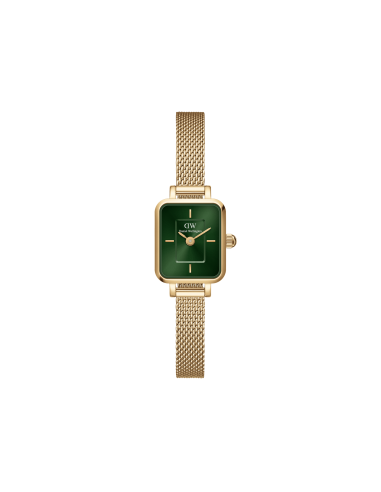 Orologio DANIEL WELLINGTON Quadro Mini Evergold Emerald DW00100653 ...