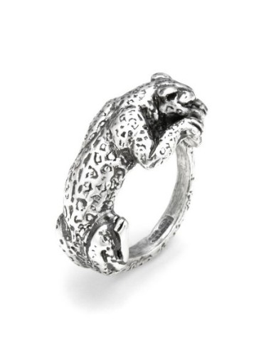Anello GIOVANNI RASPINI Leopardo 12274/18 in argento 925 Misura 18 ...