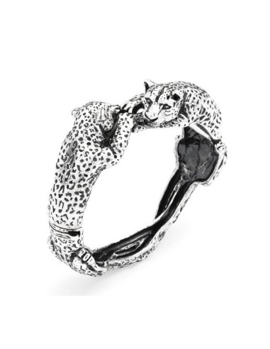 Bracciale rigido GIOVANNI RASPINI Leopardi 12271 in argento 925