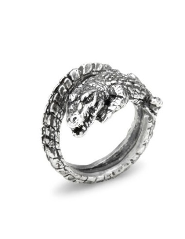 Anello GIOVANNI RASPINI Coccodrillo 12269/18 in argento 925 Misura ...